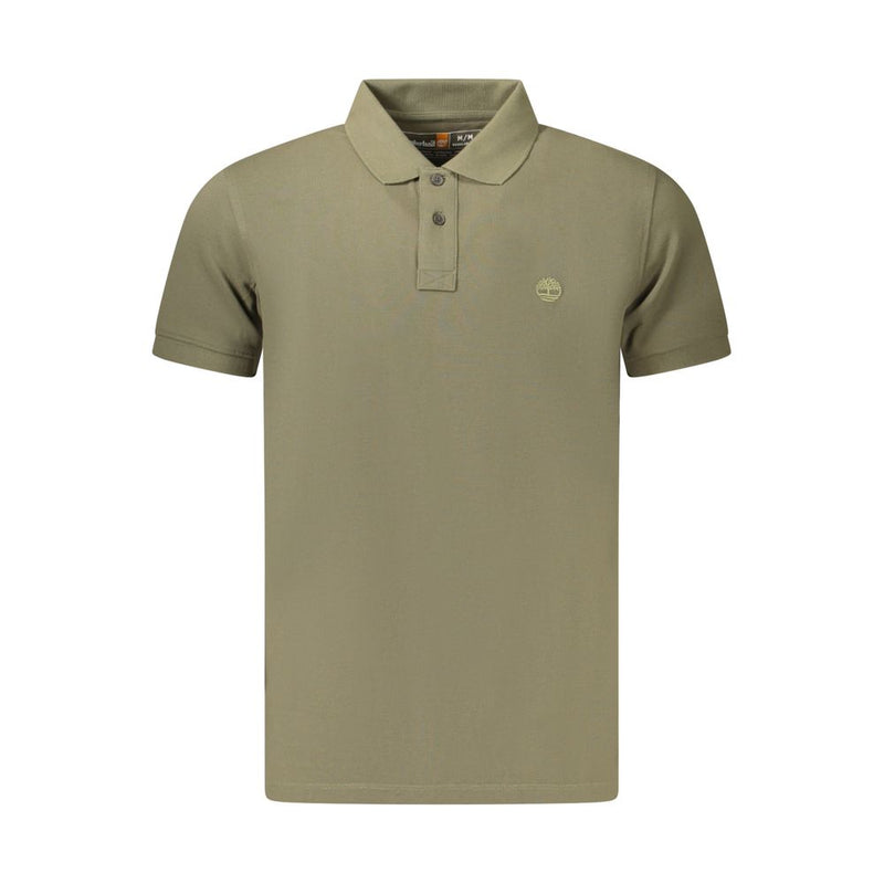 Polo Shirt en Coton Vert pour Hommes Timberland