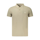 Timberland Beige Cotton Men Polo - Stylish & Comfortable