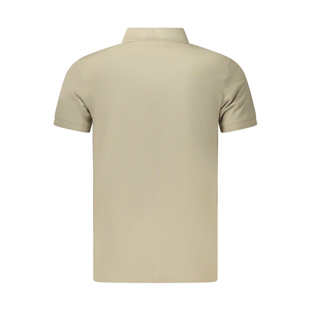Timberland Beige Cotton Men Polo - Stylish & Comfortable