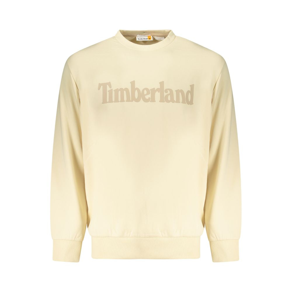 Timberland Beige Cotton Men Sweatshirt - Comfortable & Stylish