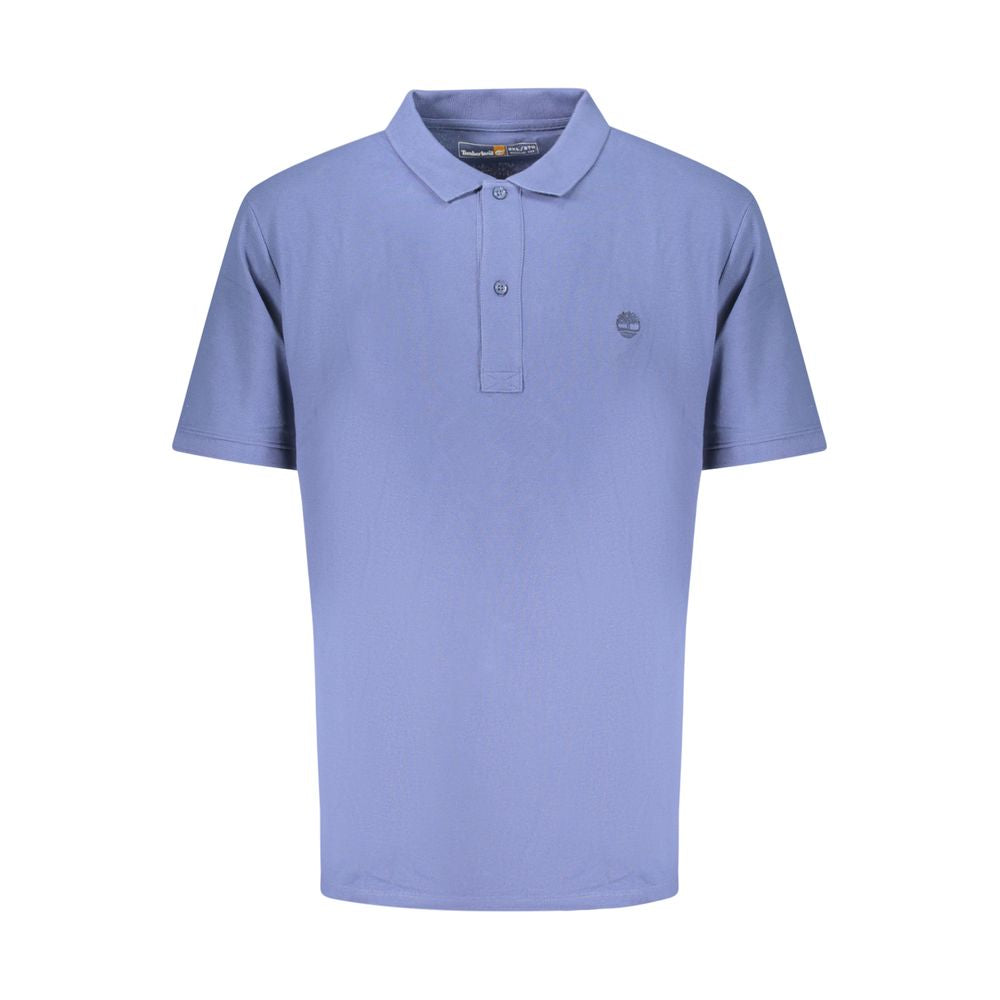 Timberland Blue Cotton Men’s Polo - Stylish & Comfortable