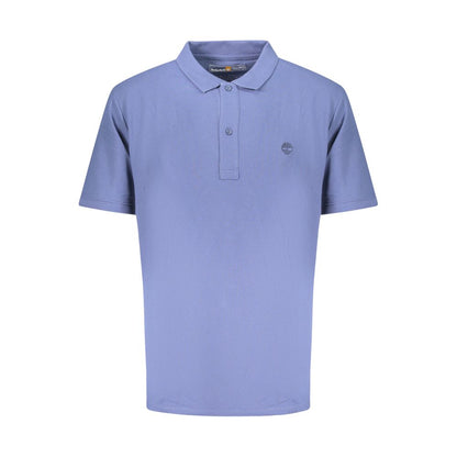 Polo Timberland Blu Cotton pour homme