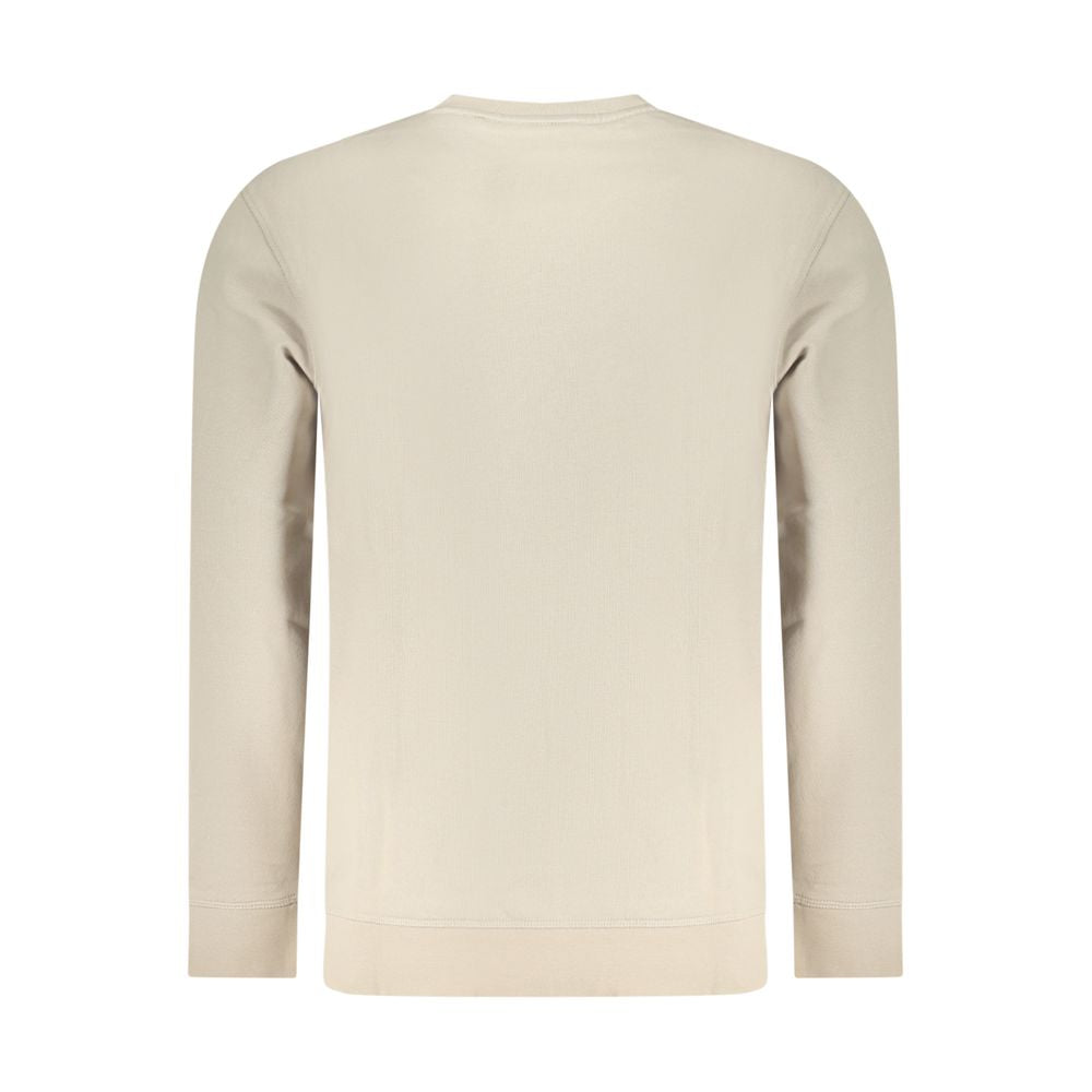 Sweat-shirt Hugo Boss beige en coton pour homme