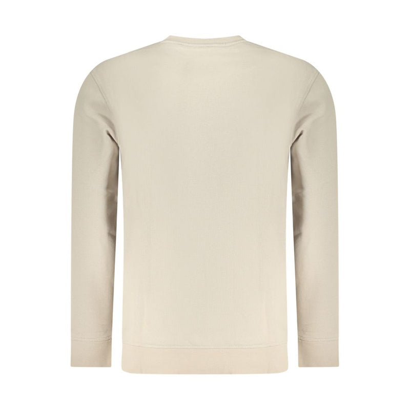 Hugo Boss Beige Cotton Men Sweatshirt