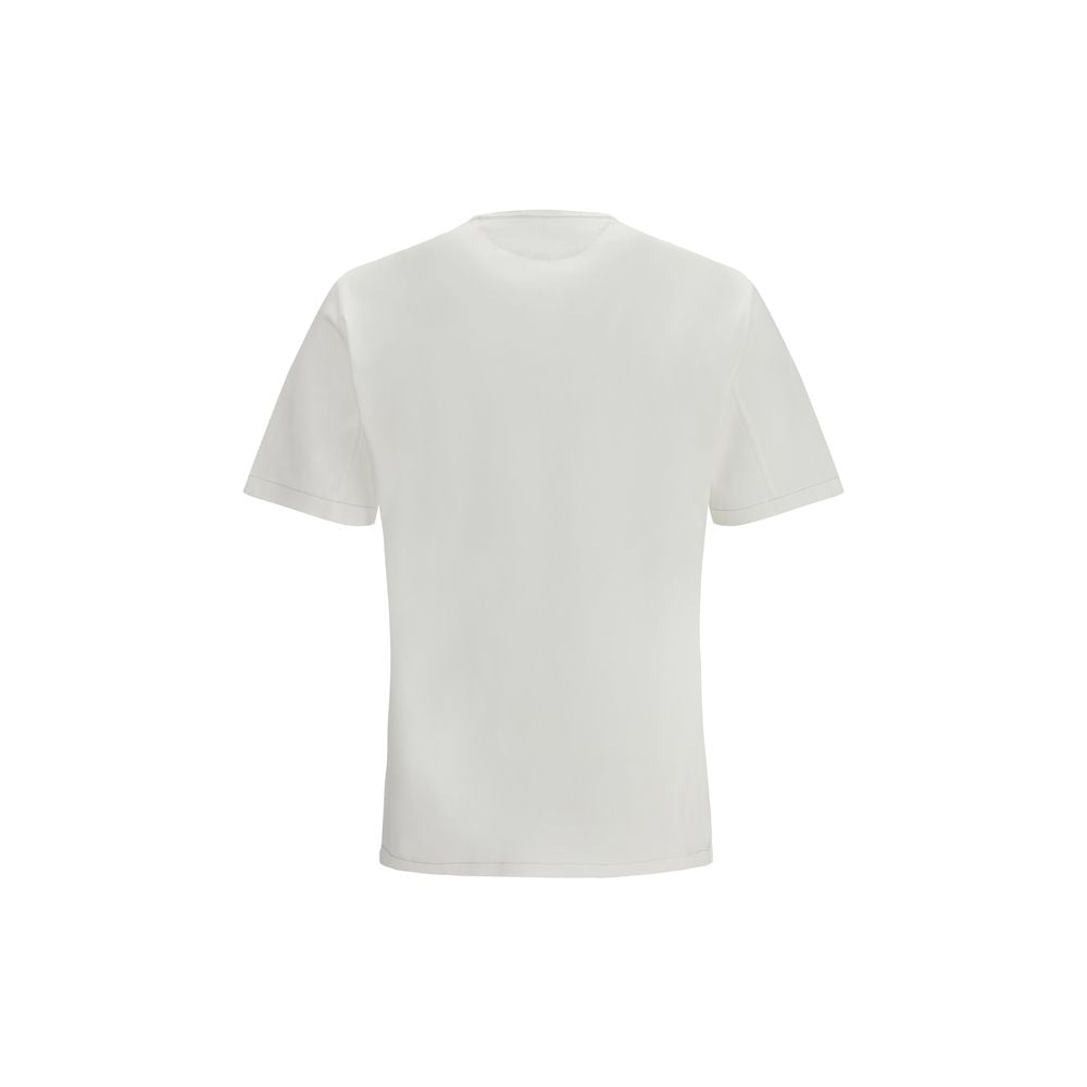 T-shirt en coton blanc Brunello Cucinelli