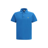 Etro Roma Blue Cotton Polo Shirt for Men