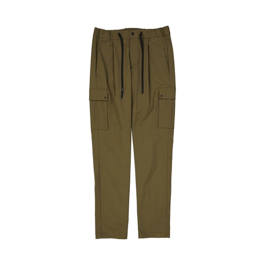 Herno tweekleurige polyester cargobroek
