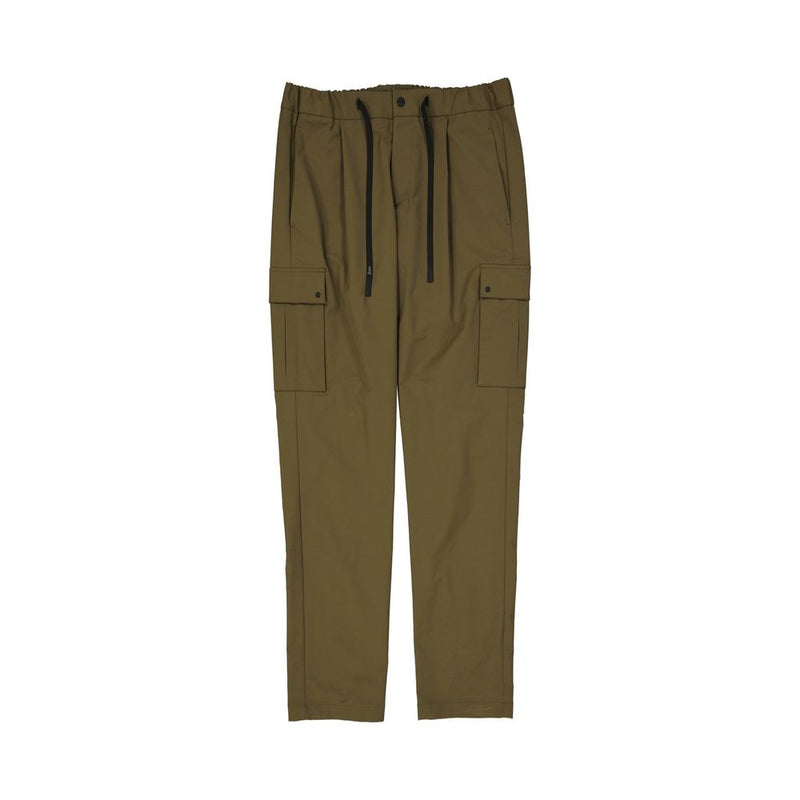 Herno tweekleurige polyester cargobroek