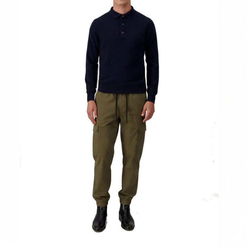 Herno tweekleurige polyester cargobroek