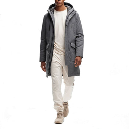 Manteau en cachemire gris Herno