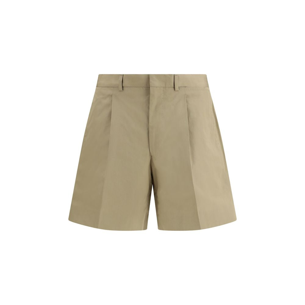 Short en coton beige Prada