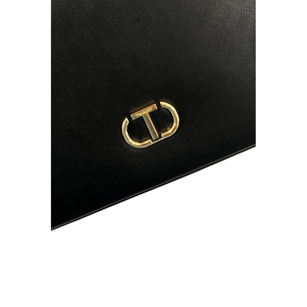 Sac à bandoulière en PU noir Twinset - Élégance moderne
