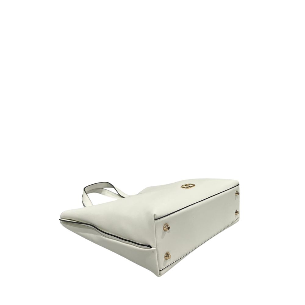Twinset White PU Handbag - Chic & Functional for Women