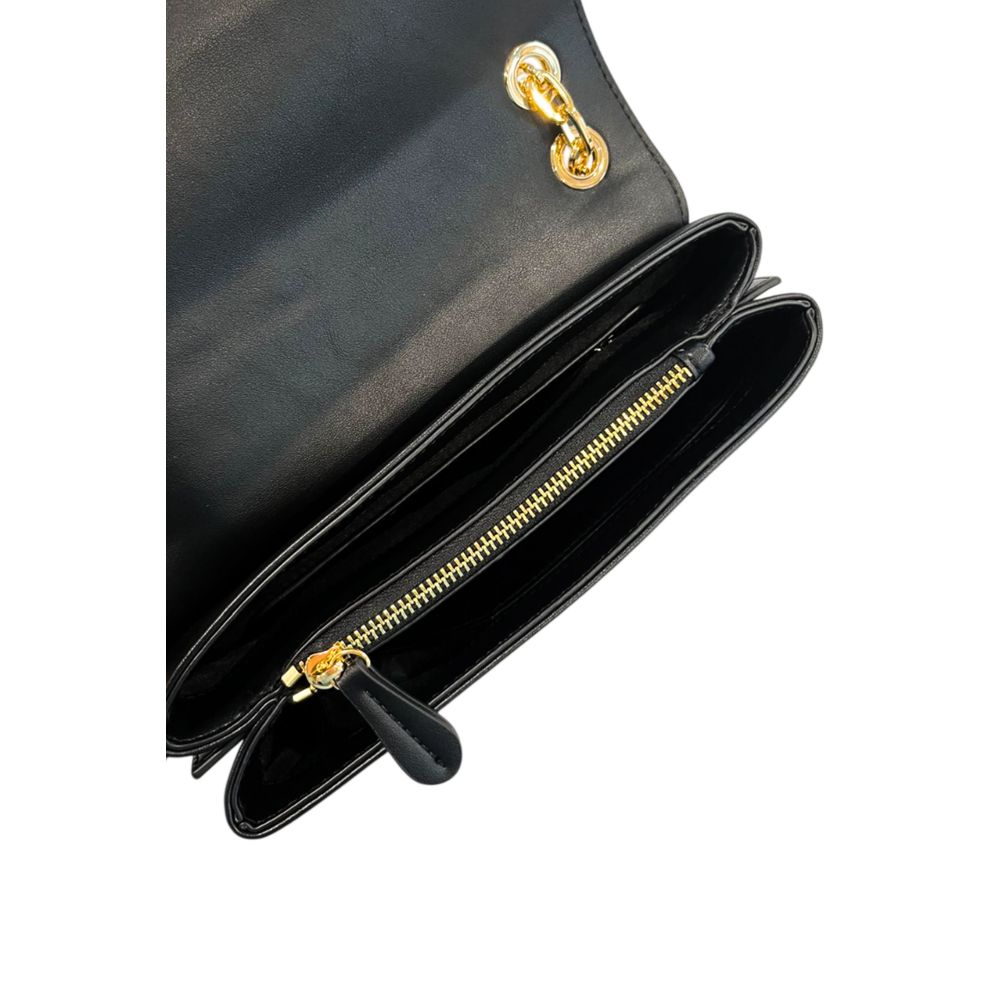 Sac à bandoulière Twinset Noir en PU avec Chaîne pour Femme