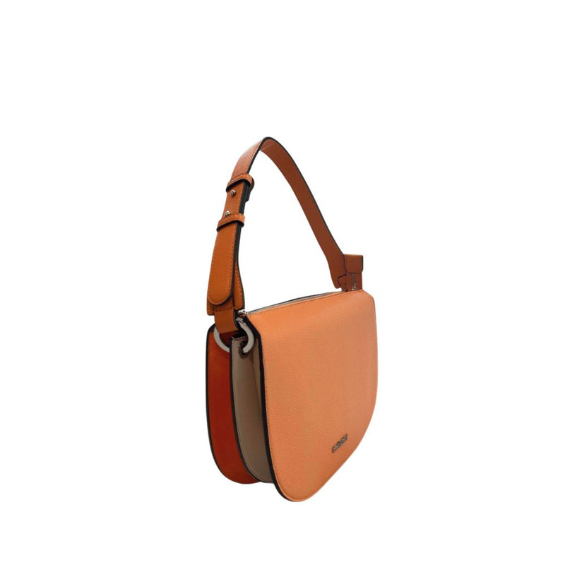 Sac à bandoulière en polyuréthane orange Twinset