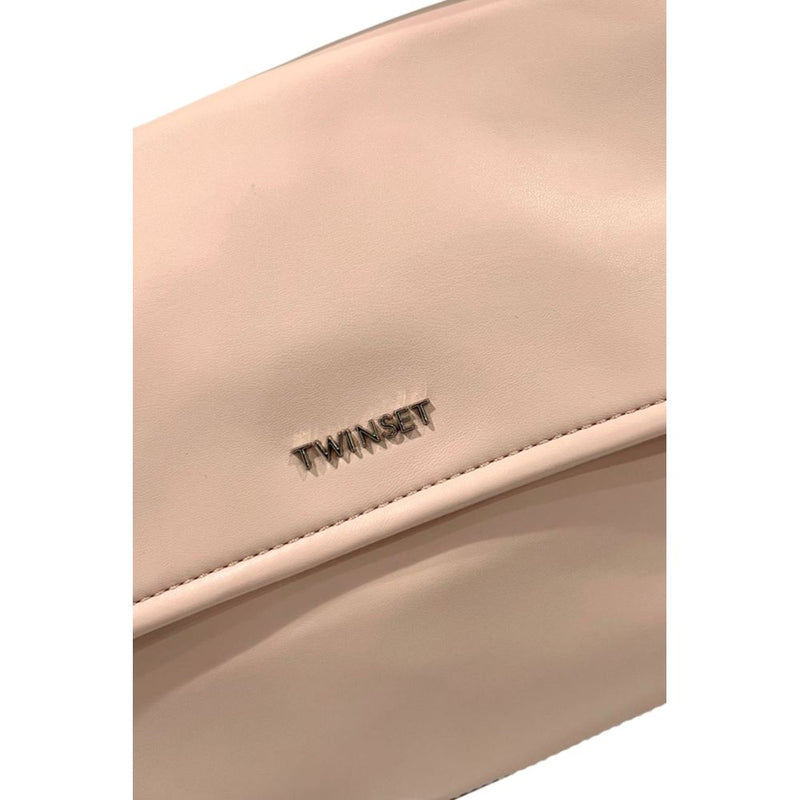 Twinset Pink PU Women Handbag - Chic and Stylish Shoulder Bag
