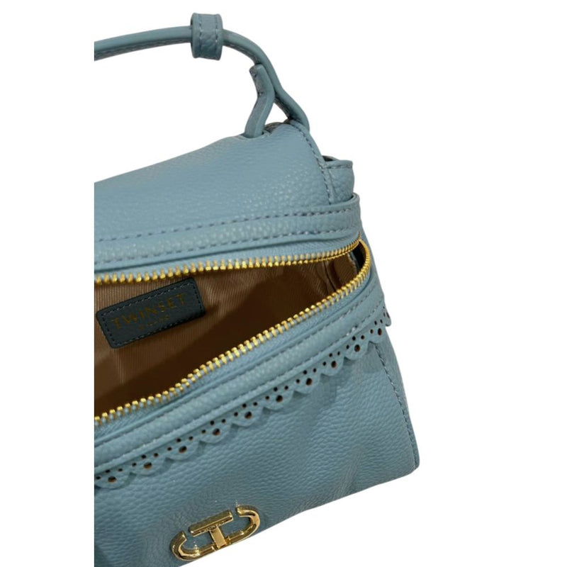 Twinset Blue PU Mini Handbag for Women - Chic & Versatile