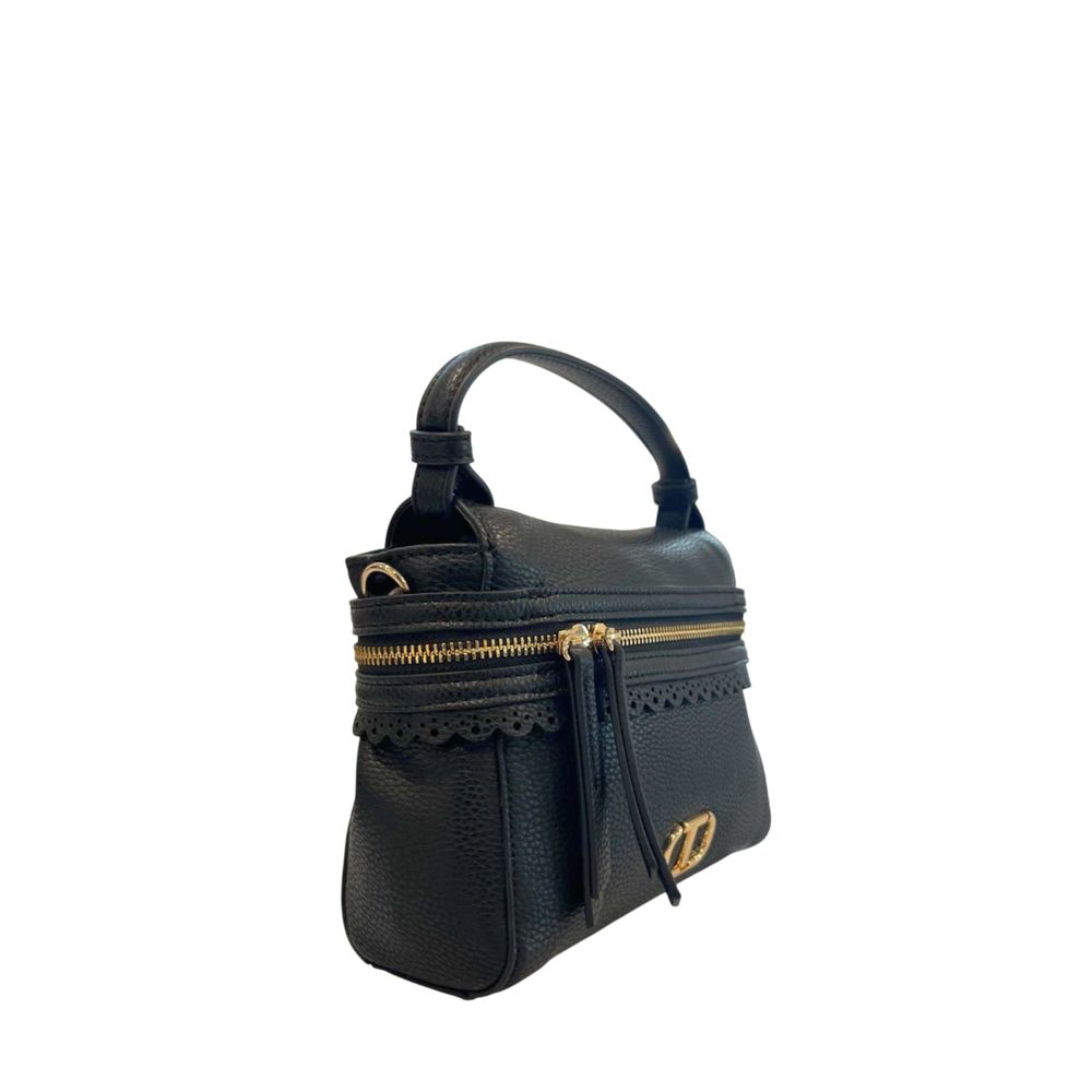 Twinset Black PU Women's Handbag - Chic & Versatile Accessory