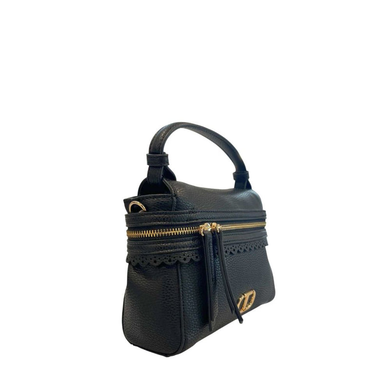 Twinset Black PU Women's Handbag - Chic & Versatile Accessory