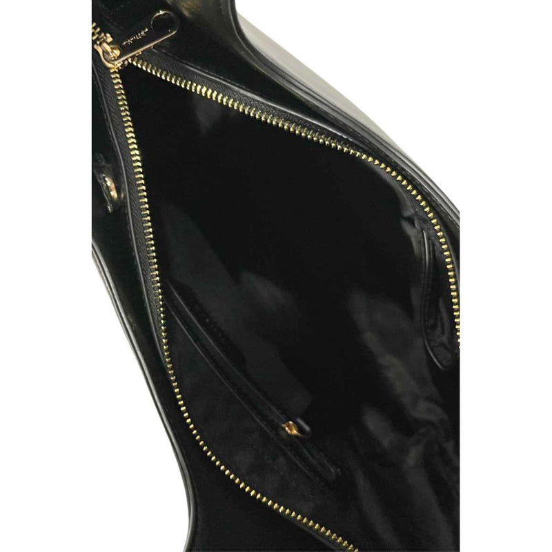 Twinset Black PU Women Shoulder Bag - Chic & Functional