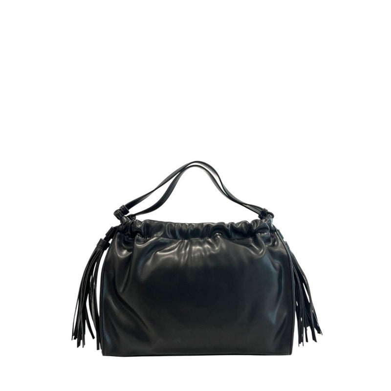 Twinset Black PU Women Shoulder Bag - Chic & Elegant Design