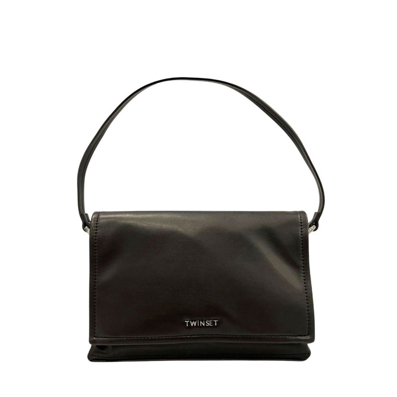 Twinset Black Polyethylene Clutch Bag - Élégance et Polyvalence