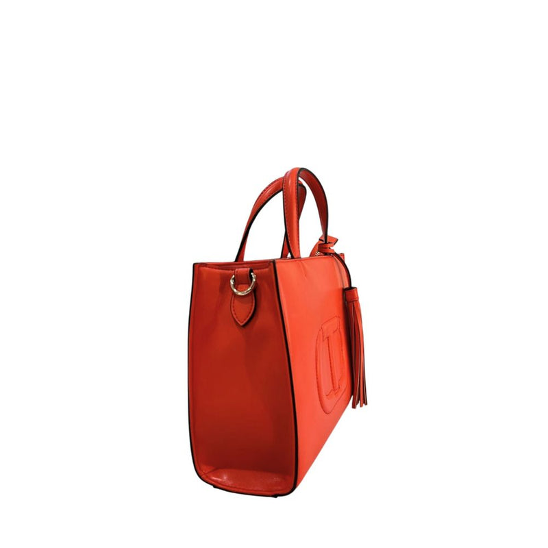 Twinset Orange Faux Leather Handbag - Stylish & Versatile