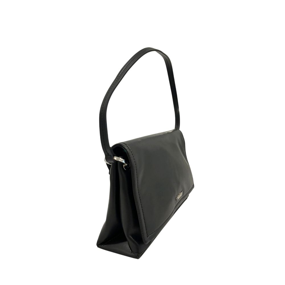 Twinset Black Polyethylene Clutch Bag - Élégance et Polyvalence