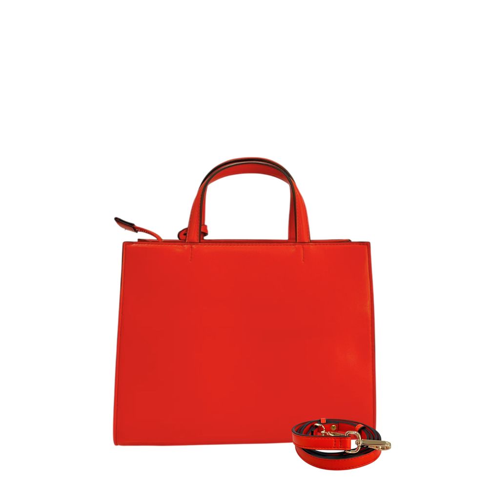 Twinset Orange Faux Leather Handbag - Stylish & Versatile