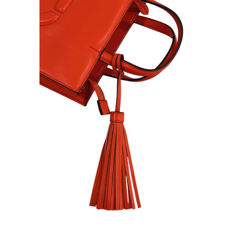 Twinset Orange Faux Leather Handbag - Stylish & Versatile