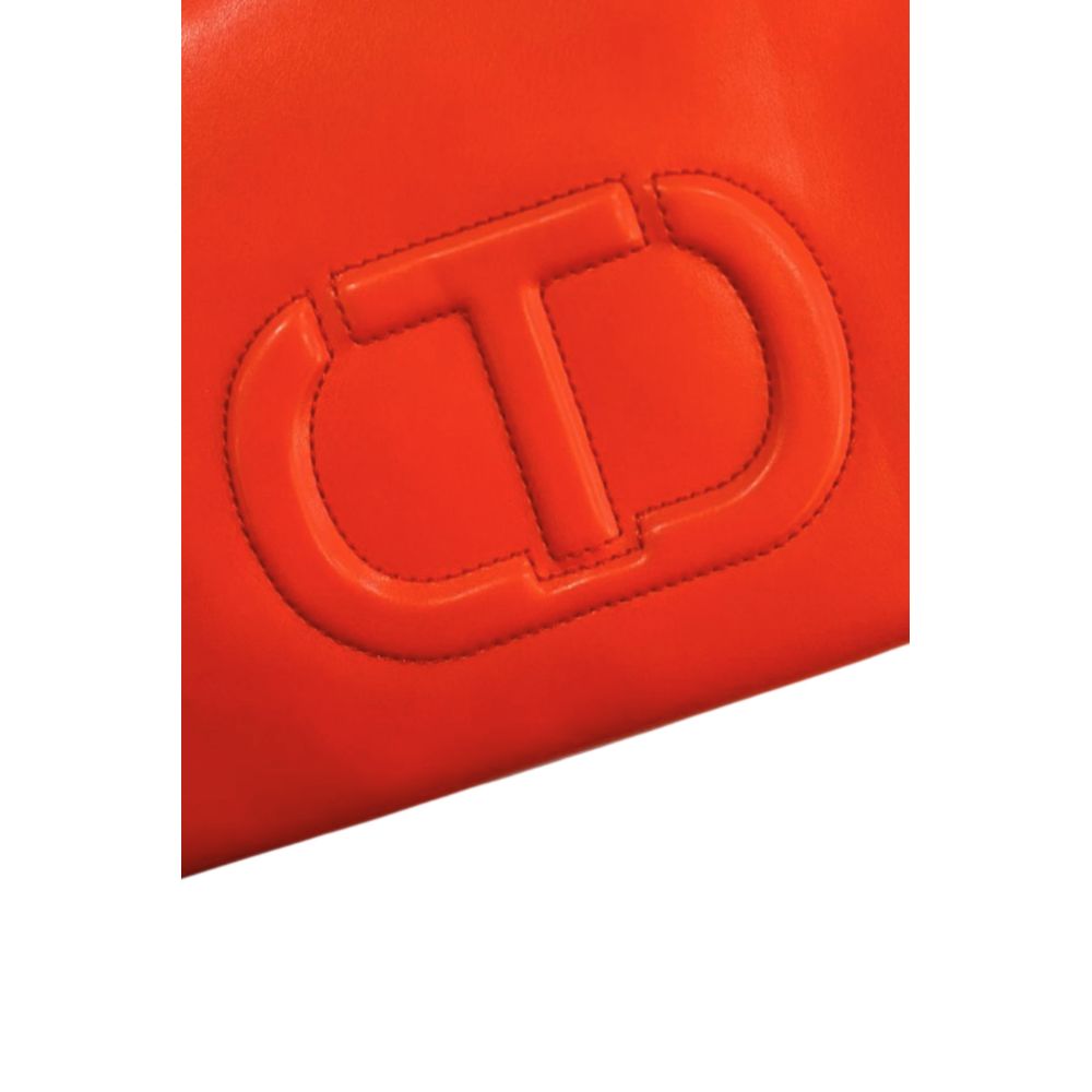Twinset Orange Faux Leather Handbag - Stylish & Versatile