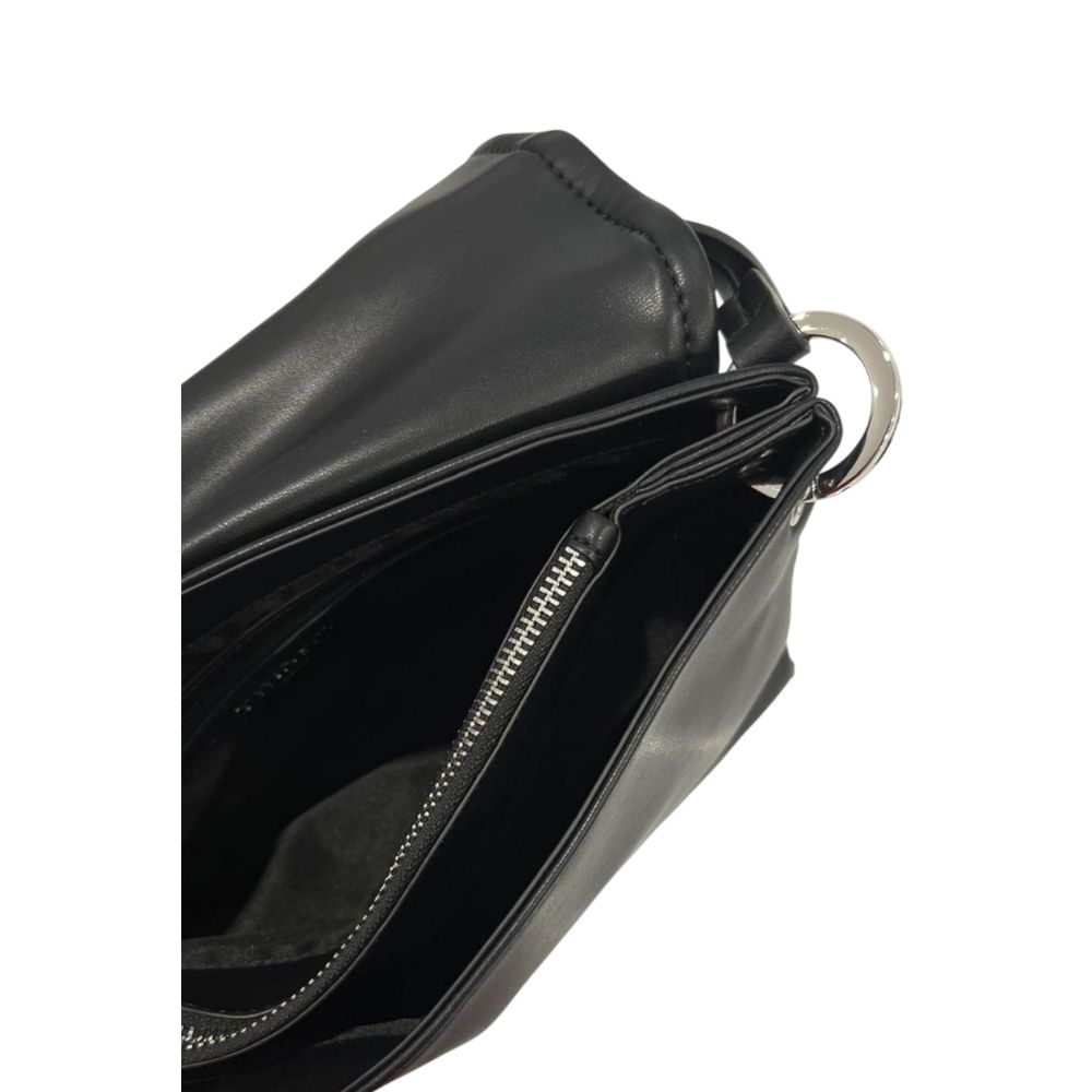 Twinset Black Polyethylene Clutch Bag - Élégance et Polyvalence