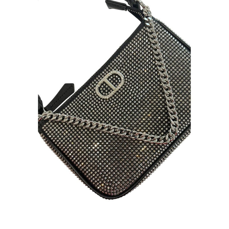 Sac à bandoulière en polyuréthane noir Twinset - Élégant et Pratique