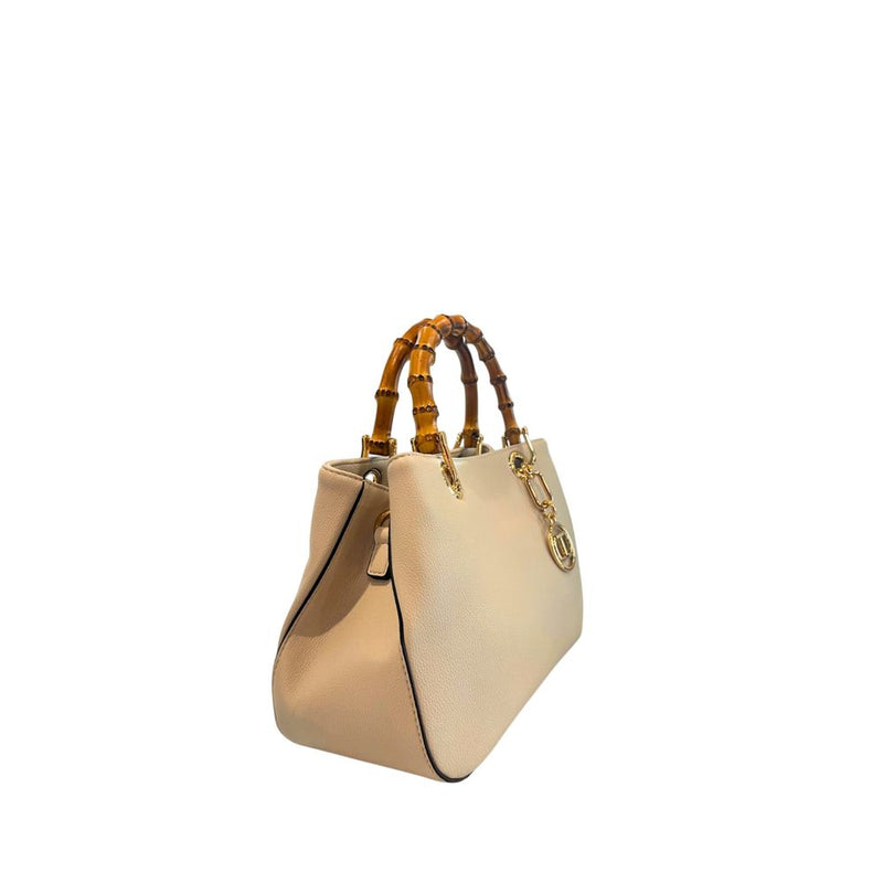 Twinset Beige PU Women Handbag - Stylish & Functional