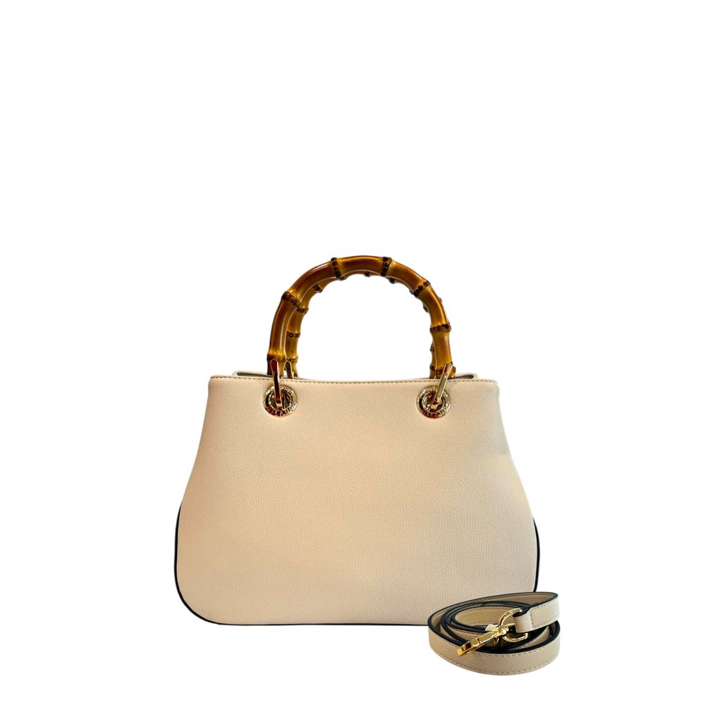Twinset Beige PU Women Handbag - Stylish & Functional