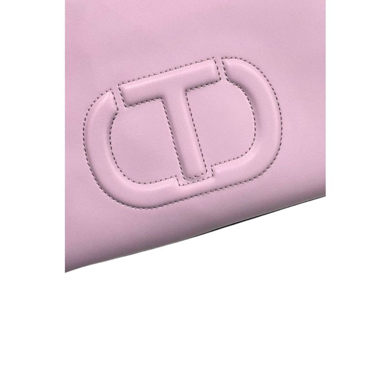 Twinset Multicolor Polyethylene Shoulder Bag with Fringe Detail