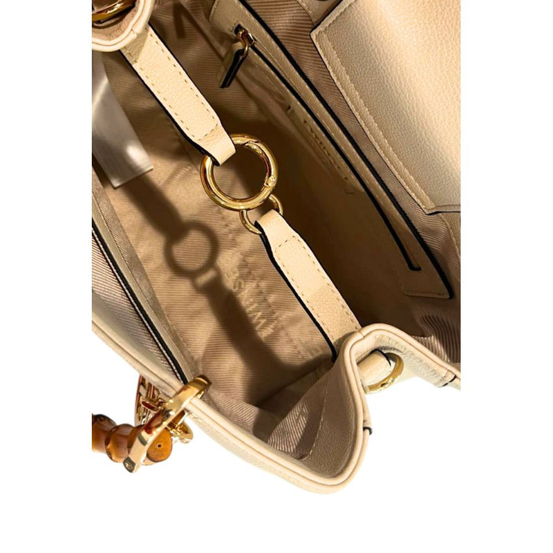 Twinset Beige PU Handbag - Stylish & Functional Women's Accessory