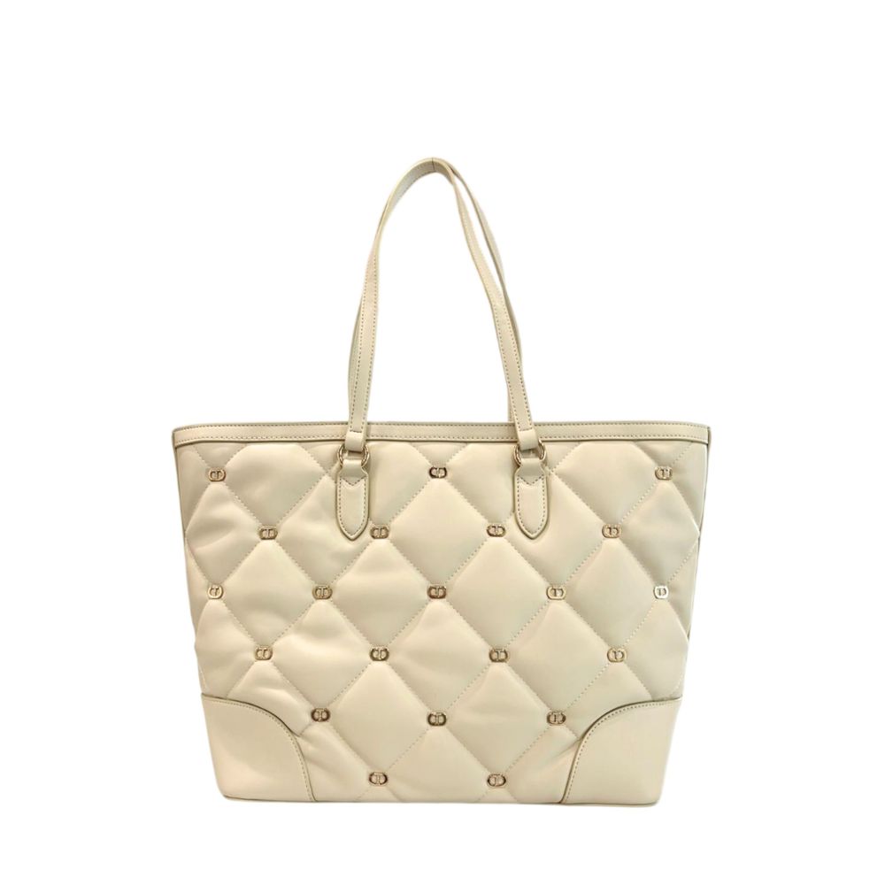 Sac à bandoulière en polyéthylène blanc Twinset - Élégant et Pratique