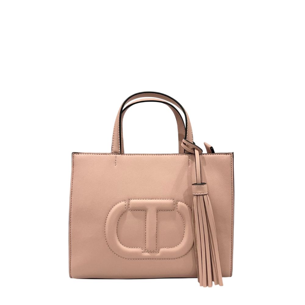 Sac à main en PU rose Twinset pour femmes - Élégant et polyvalent
