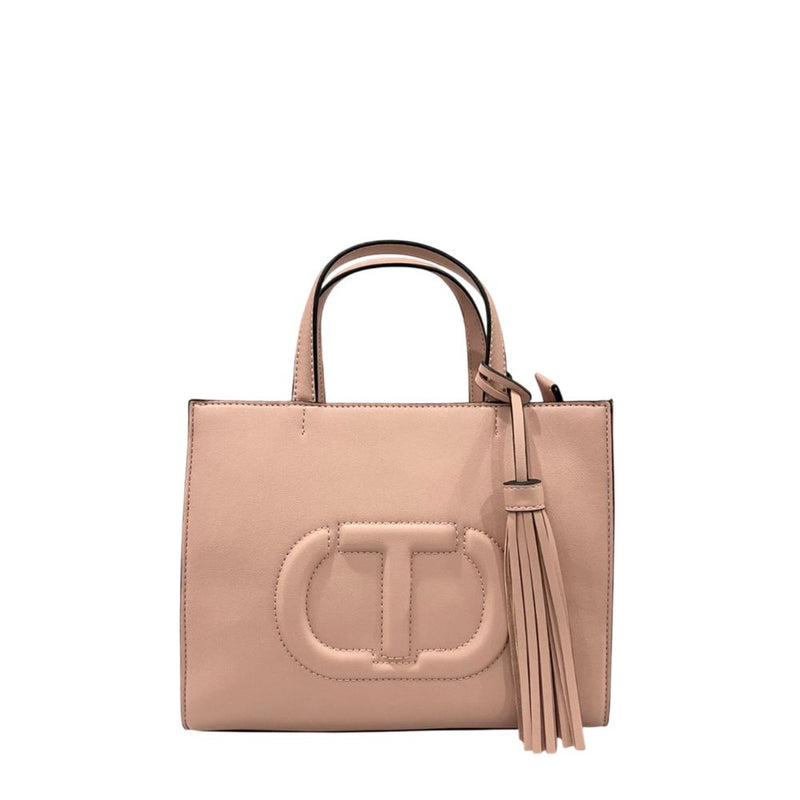 Sac à main en PU rose Twinset pour femmes - Élégant et polyvalent