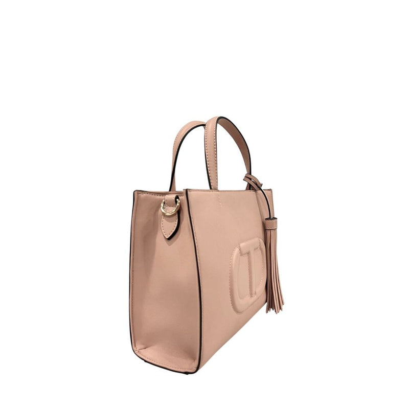 Sac à main en PU rose Twinset pour femmes - Élégant et polyvalent