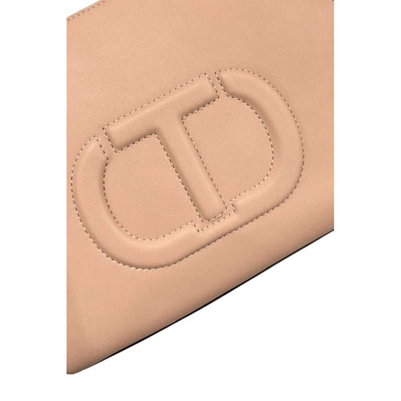Sac à main en PU rose Twinset pour femmes - Élégant et polyvalent