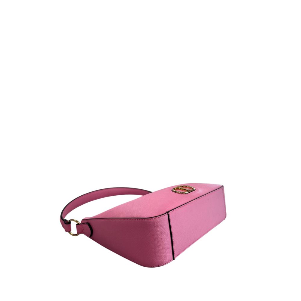 Twinset Pink PU Women Shoulder Bag - Chic and Functional