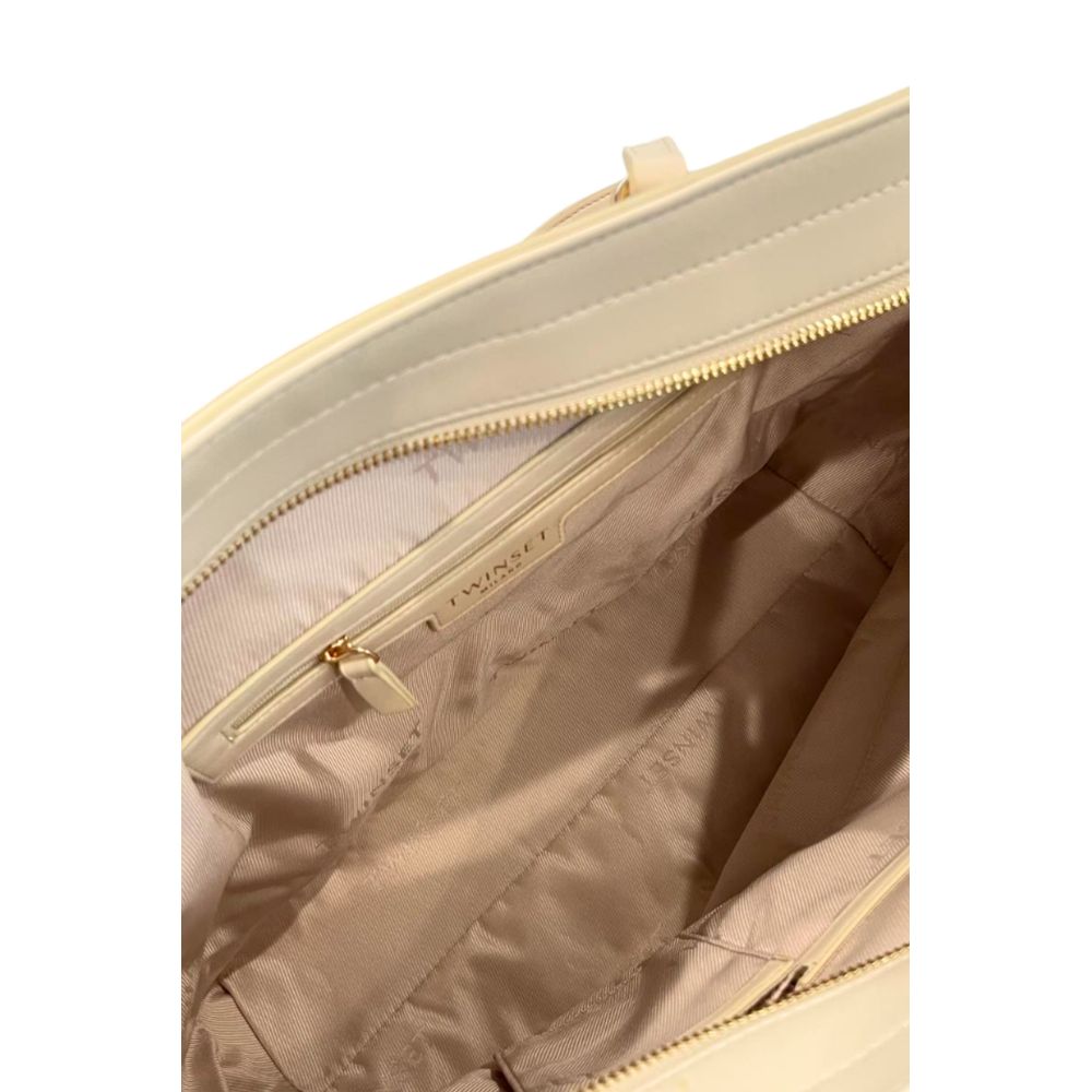 Sac à bandoulière en polyéthylène blanc Twinset - Élégant et Pratique