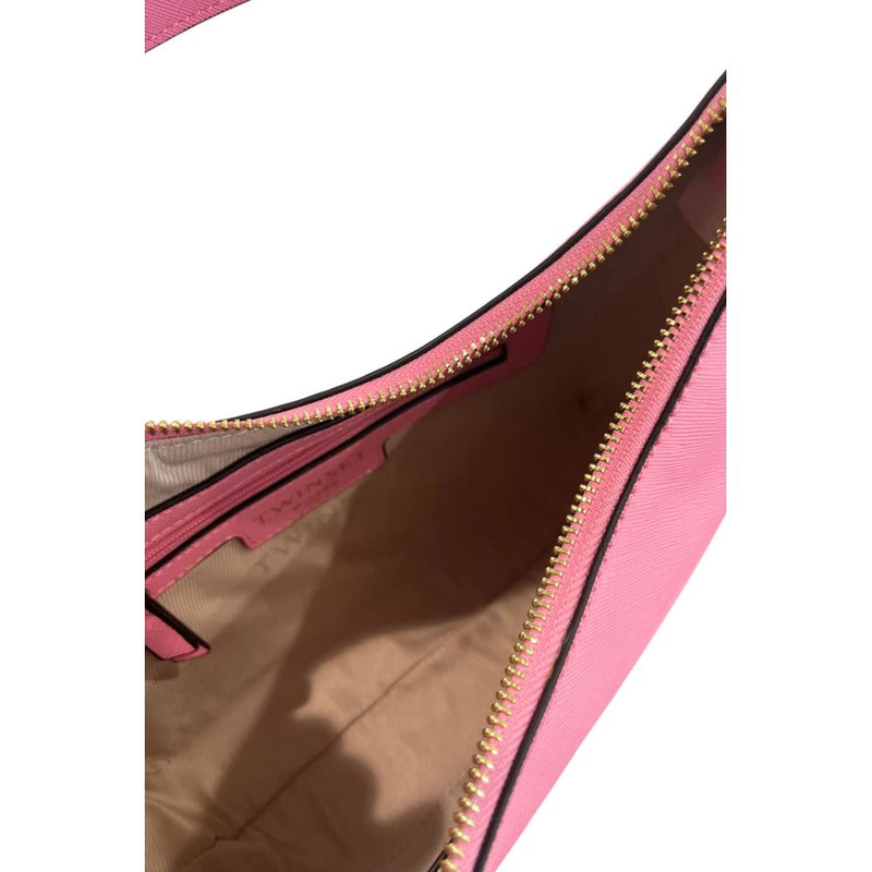 Twinset Pink PU Women Shoulder Bag - Chic and Functional