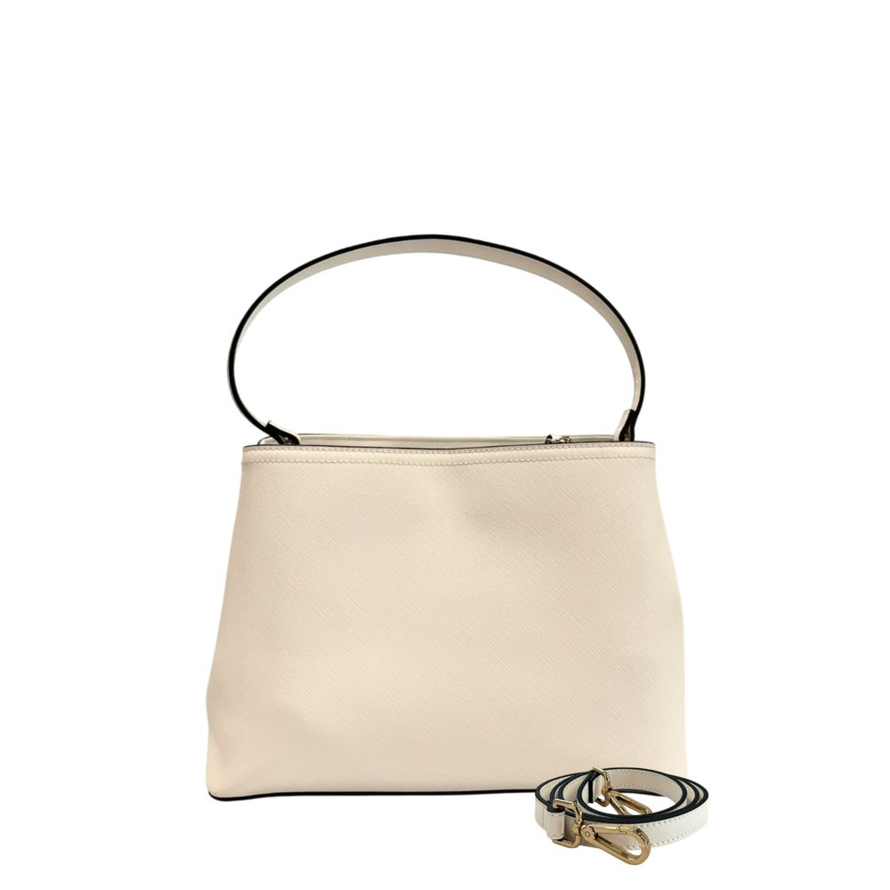 Twinset White PU Women Handbag - Chic Elegance