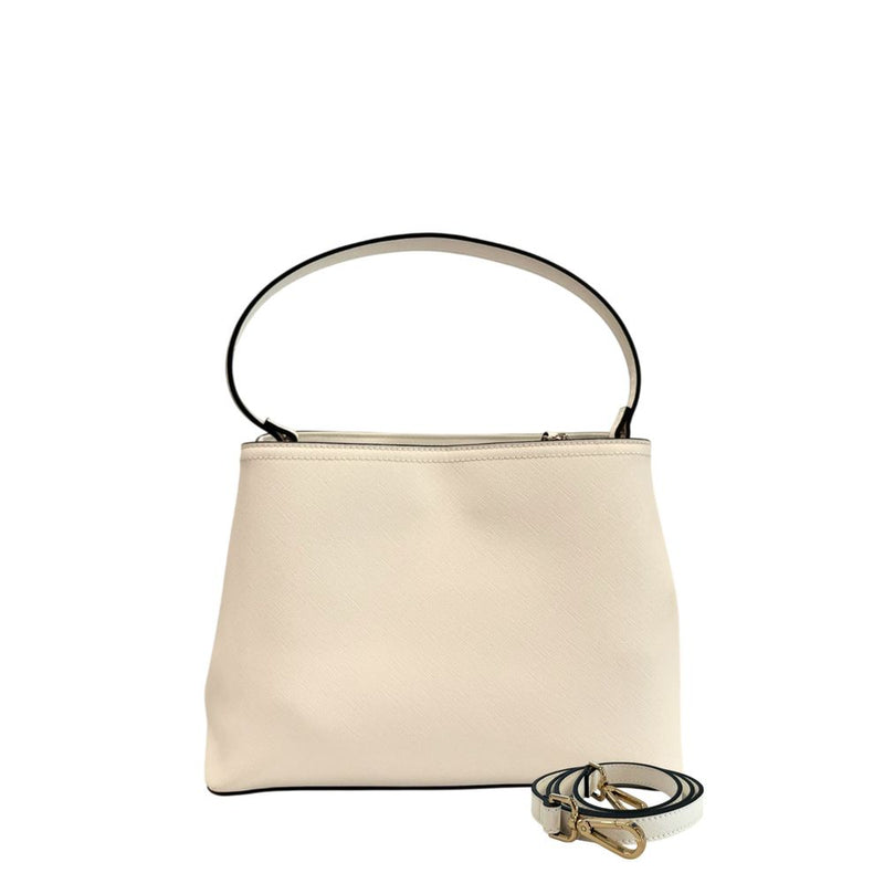 Twinset White PU Women Handbag - Chic Elegance