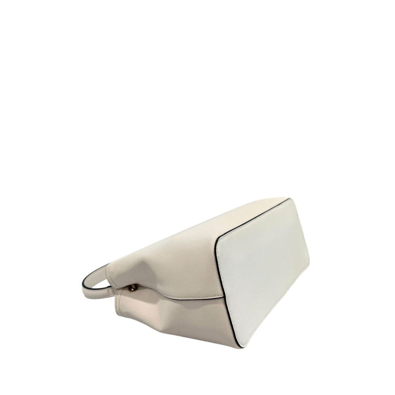 Twinset White PU Women Handbag - Chic Elegance