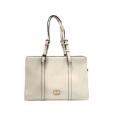 Twinset White PU Women Shoulder Bag - Modern Elegance