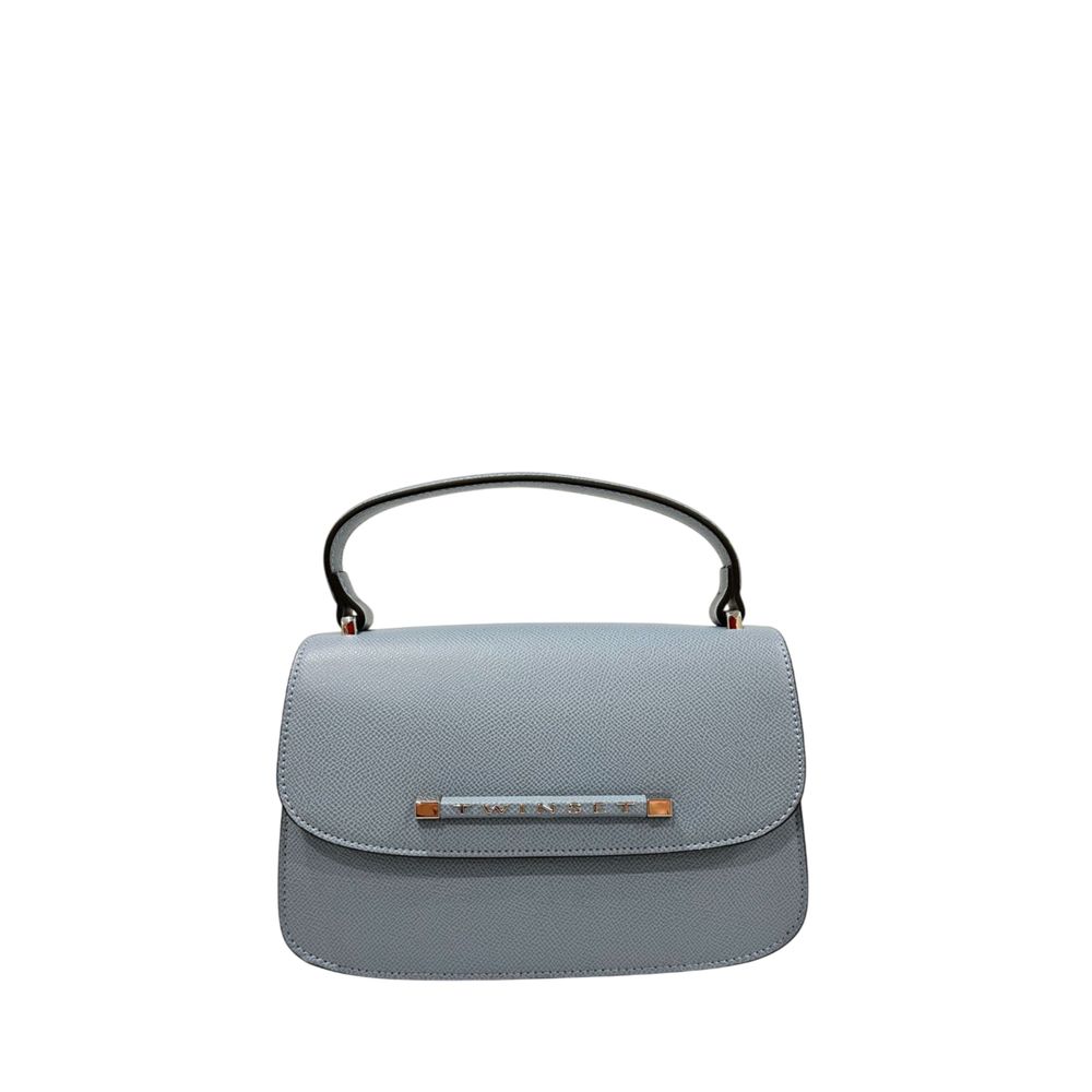 Mini Sac à Main Twinset en PU Bleu pour Femmes